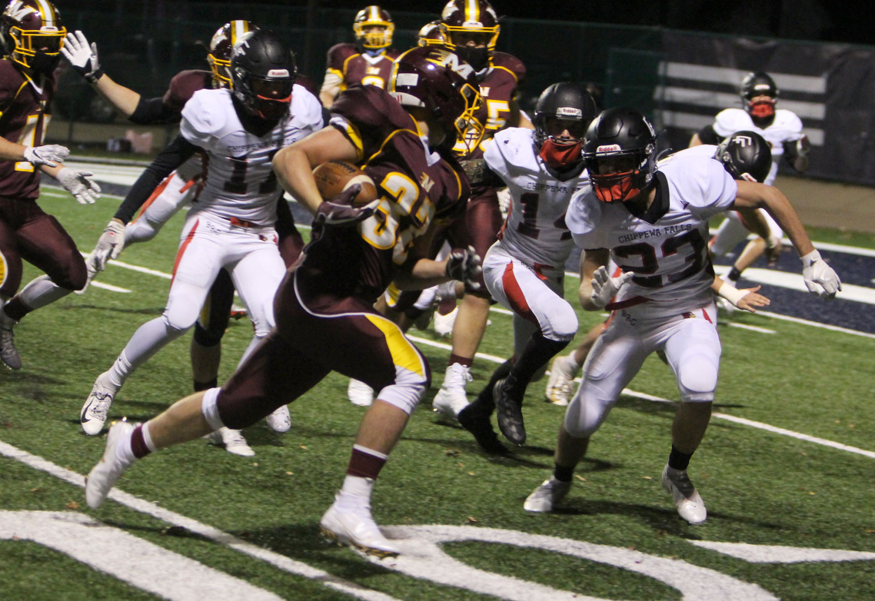 Chi-Hi at Menomonie football 10-16-20